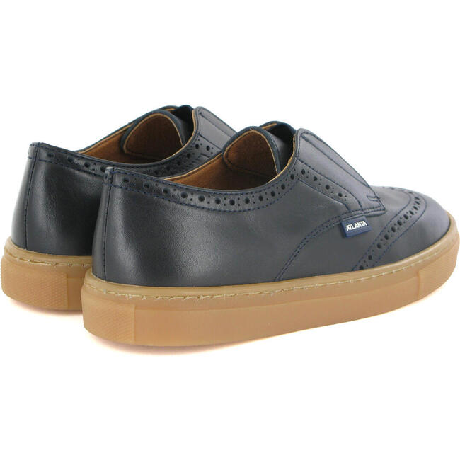 Oxford Slipn On Sneakers, Navy Blue - Sneakers - 4