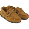 Suede Leather Laces Moccasins, Cuoio - Slip Ons - 3 - thumbnail