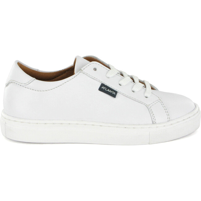Smooth Leather Sneaker, White