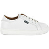Smooth Leather Sneaker, White - Sneakers - 1 - thumbnail