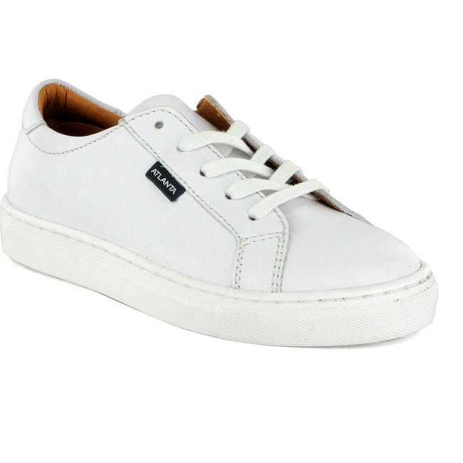Smooth Leather Sneaker, White