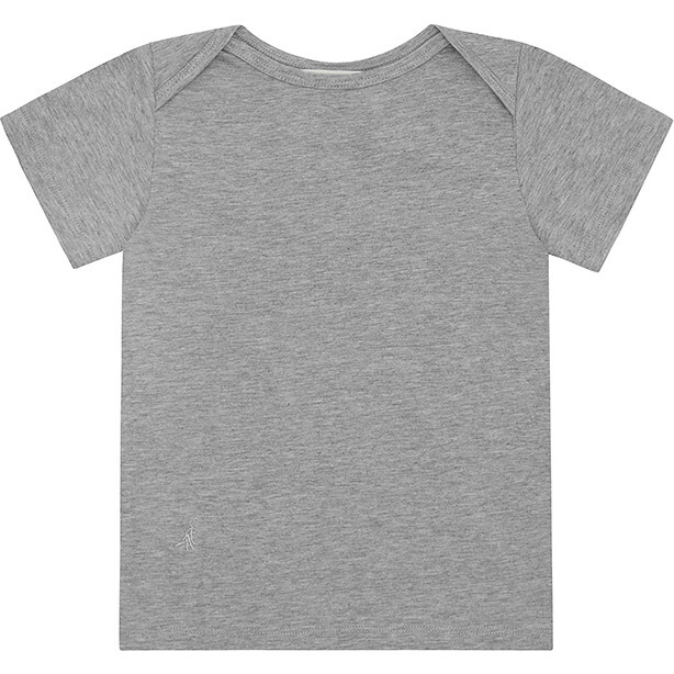 Seacell Short Sleeve Shirt, Melange Grey - Tees - 1