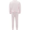 Ruffle Teddy Tracksuit, Pink - Mixed Apparel Set - 2