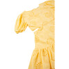 Eyelet Tiered Dress, Yellow - Dresses - 3