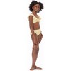 Polka Dot Two Piece Swimsuit, Yellow - Two Pieces - 5