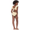 Polka Dot Two Piece Swimsuit, Yellow - Two Pieces - 6