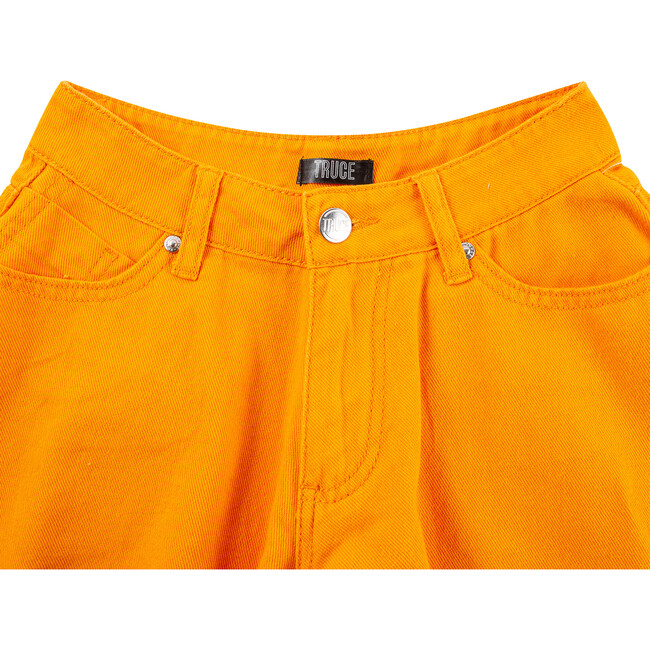 Wide Sweep Short, Orange - Shorts - 4