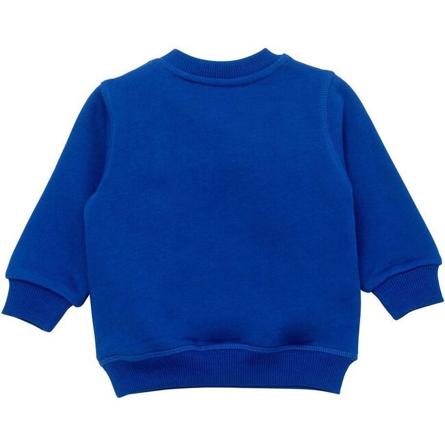 Tiger Print Sweatshirt, Blue