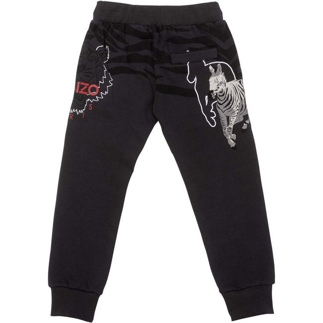 Tiger Graphic Pants, Gray