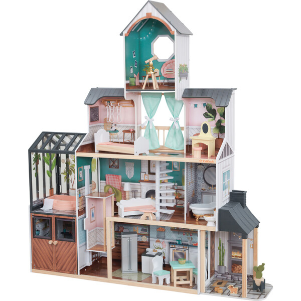 Celeste Mansion Dollhouse with EZ Kraft Assembly™ - KidKraft Dollhouses ...