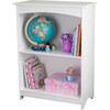 Nantucket 2-Shelf Bookcase, White - Bookcases - 1 - thumbnail