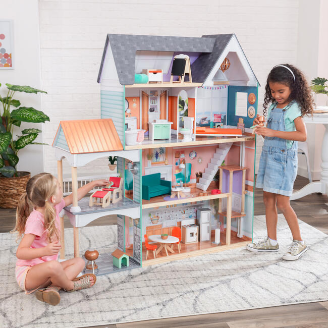 Dahlia Mansion Dollhouse with EZ Kraft Assembly™ - Dollhouses - 2
