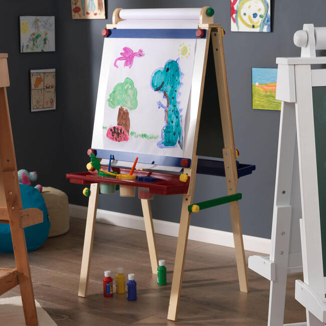 Artist Easel with Paper Roll, Primary KidKraft Arts & Crafts