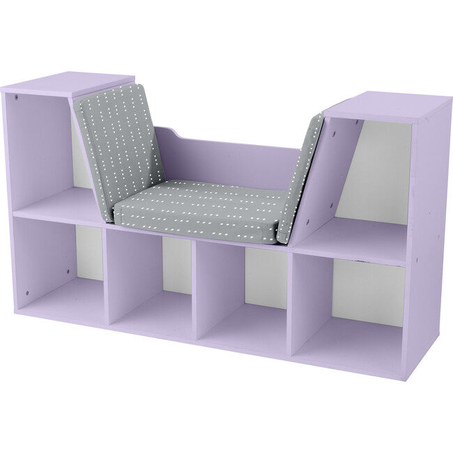 Bookcase with Reading Nook, Lavender