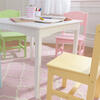 Nantucket Table and 4 Chair Set, Pastel - Play Tables - 4