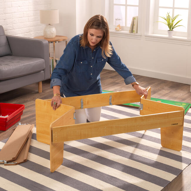 Adventure Town Railway Train Set & Table with EZ Kraft Assembly™ - Transportation - 4
