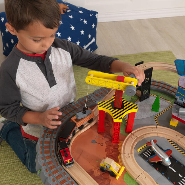 Transportation Station Train Set and Table - Transportation - 4