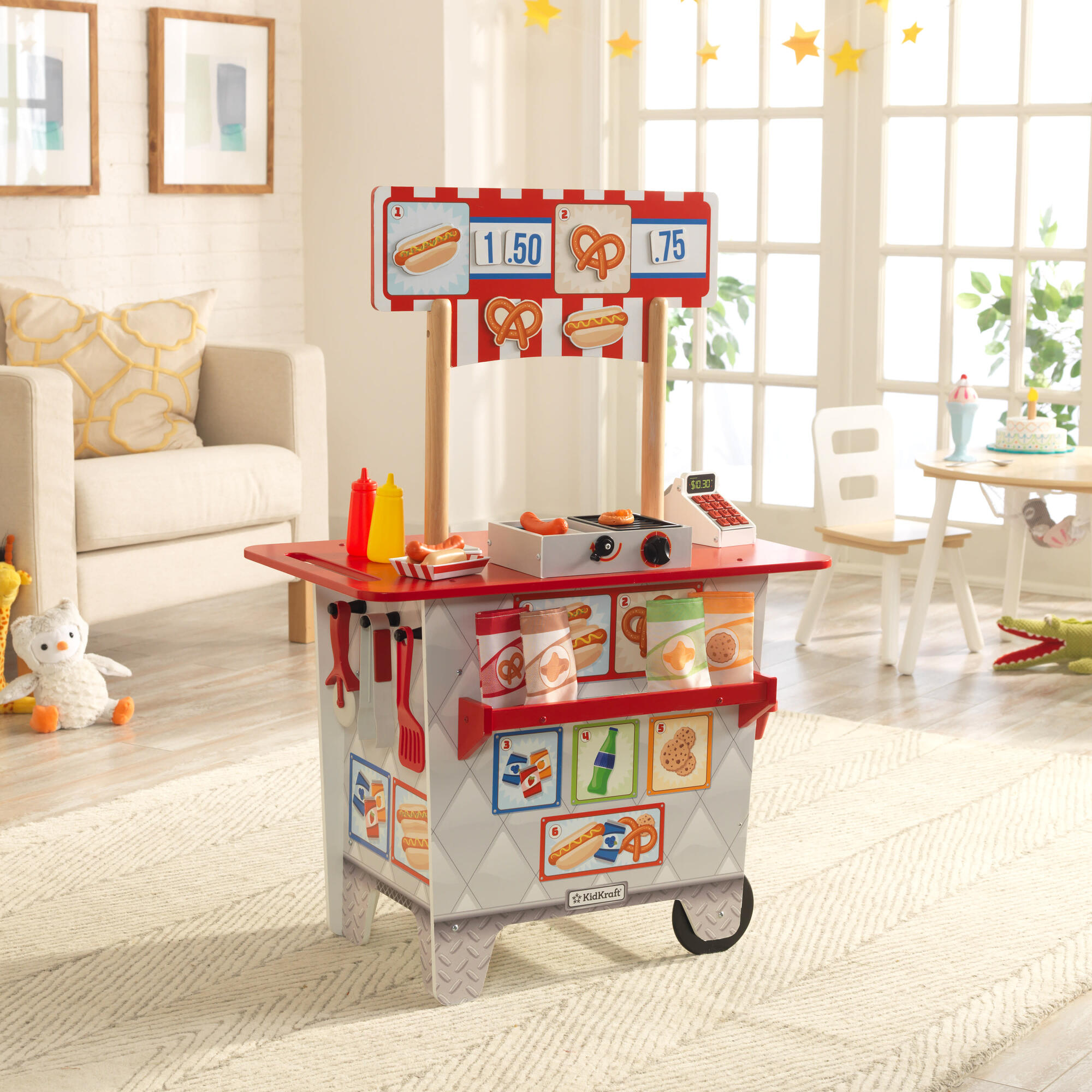 Kidkraft food sale cart