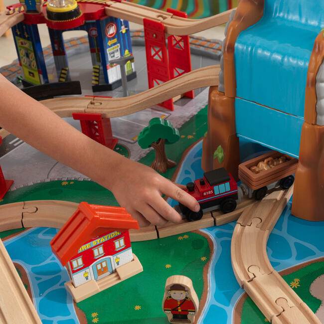 Waterfall Junction Train Set and Table - Transportation - 5
