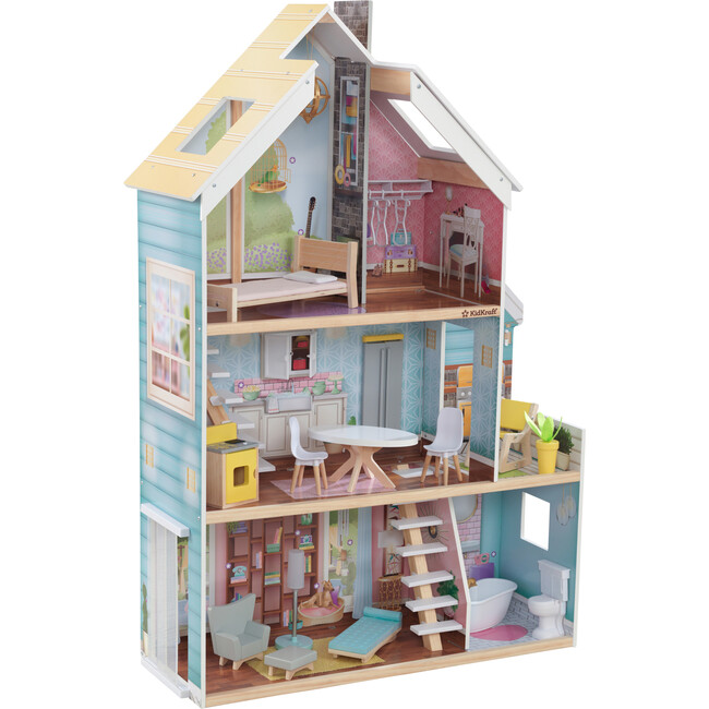 Zoey Magic Lights & Sounds Dollhouse with EZ Kraft Assembly™ - Dollhouses - 1 - zoom