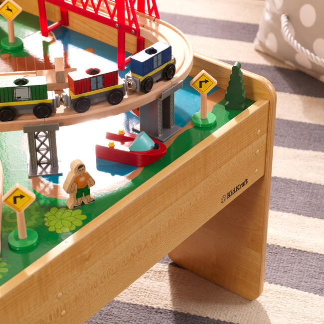 Adventure Town Railway Train Set & Table with EZ Kraft Assembly™ - Transportation - 6