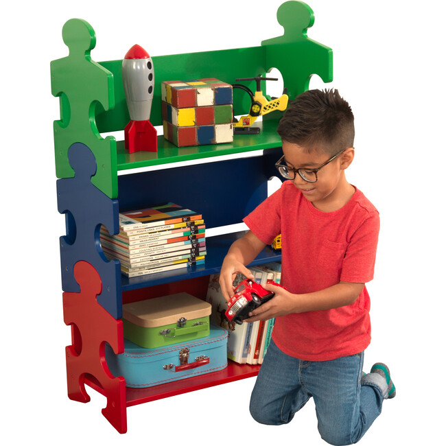 Puzzle Bookshelf, Primary - Bookcases - 2