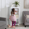 Avalon Three-Shelf Bookcase, White - Bookcases - 2