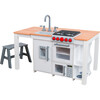 Chef’s Cook N Create Island Play Kitchen with EZ Kraft Assembly™, White - Play Kitchens - 2