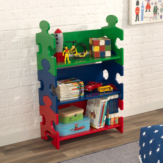 Puzzle Bookshelf, Primary - Bookcases - 4