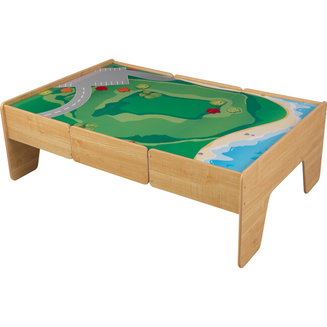 Wooden Play Table, Natural - Play Tables - 1