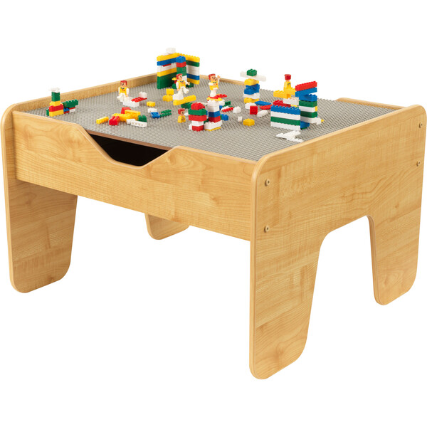 Activity Table with Board, Gray/Natural KidKraft Play Tables & Desks