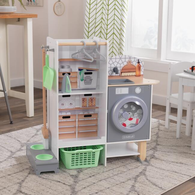 2-in-1 Kitchen and Laundry - Role Play Toys - 5