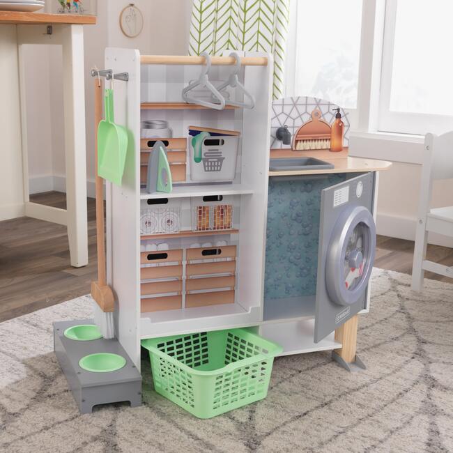 2-in-1 Kitchen and Laundry - Role Play Toys - 7