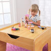 Activity Table with Board, Gray/Natural - Play Tables - 4
