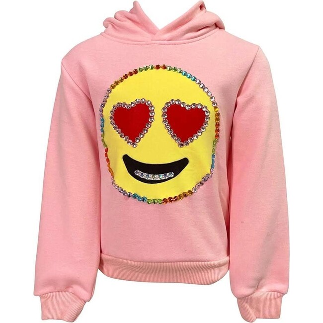 Ultimate Emoji Gem Hoodie, Pink