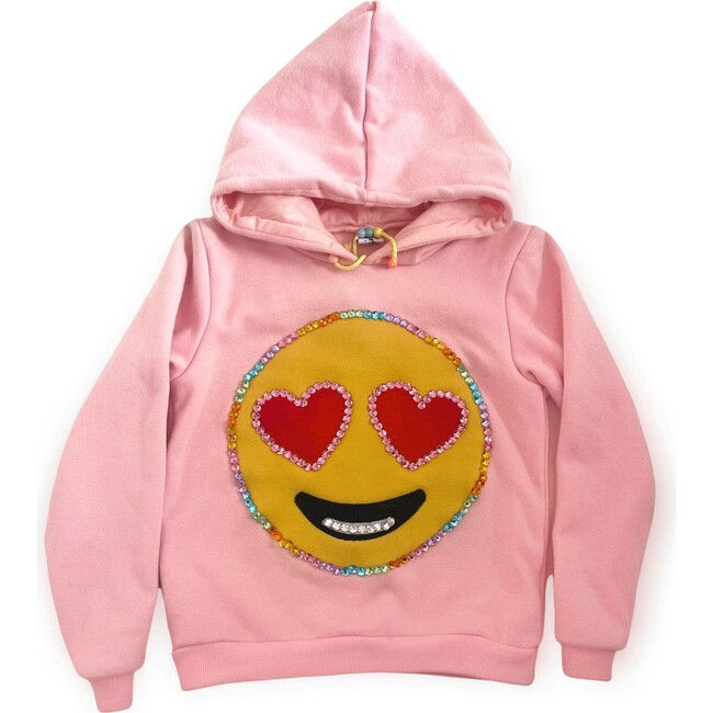 Ultimate Emoji Gem Hoodie, Pink