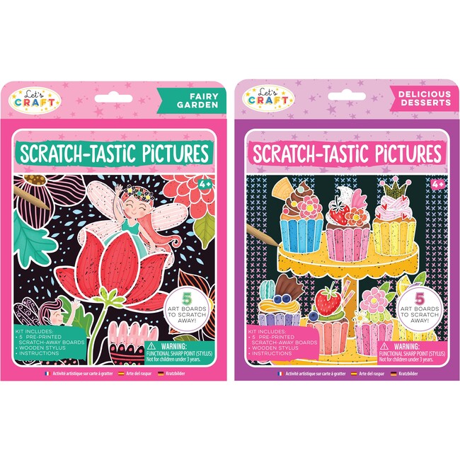 Scratch-Tastic Pictures Bundle: Sweets & Fairies