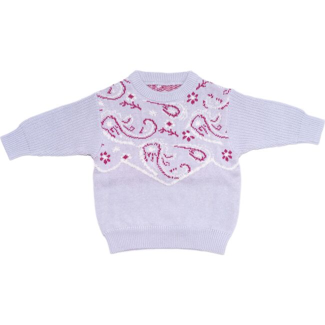 Bandana Sweater, Lilac
