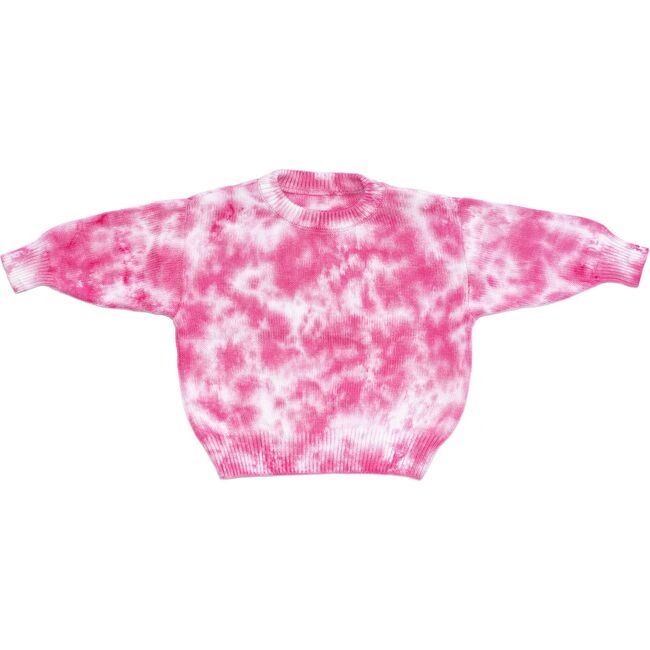 Tie Dye Sweater, Sunset Pink
