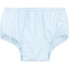 Powder Blue Stripe Diaper Bloomer Cover - Bloomers - 1 - thumbnail