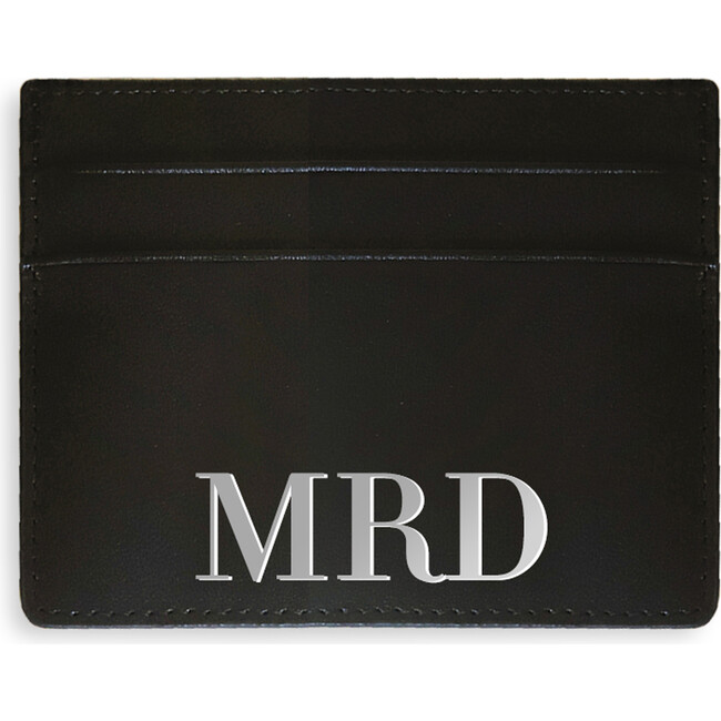 Women's Monogram Black Cardholder - Bags - 1