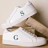 Women's Monogram White Sneakers - Sneakers - 2