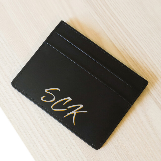 Women's Monogram Black Cardholder