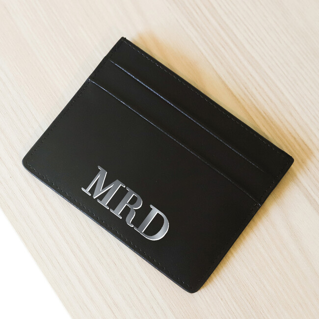 Women's Monogram Black Cardholder - Bags - 3