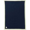 Organic Cotton Knit Blanket, Navy - Other Accessories - 1 - thumbnail