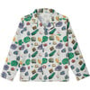 Vild Lab No.12 - Earth Rocks!, Organic Cotton Woven Collared Shirt, Earth Rocks! Print - Shirts - 1 - thumbnail