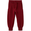 Organic Cotton Knit Joggers, Red Jasper - Pants - 1 - thumbnail
