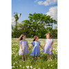 Sophie Tassel Dress, Blue Stripe Swiss Dot - Dresses - 2