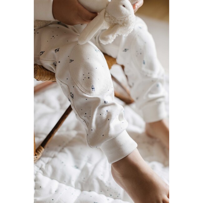 Rocketman Sleeper, Navy - Pajamas - 5
