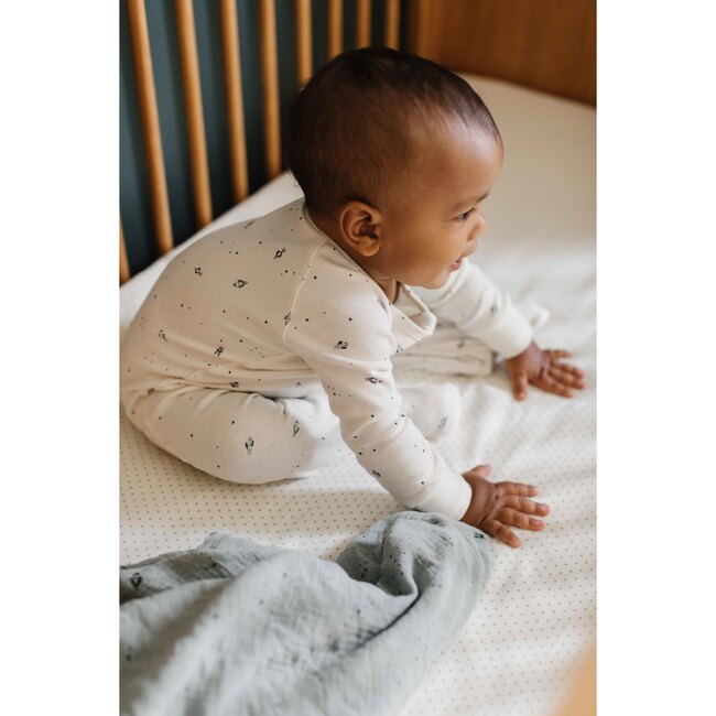 Rocketman Sleeper, Navy - Pajamas - 8